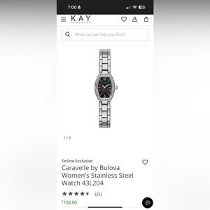 Caravelle womens watch